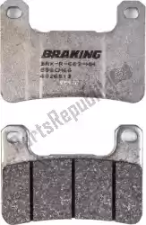 Aqui você pode pedir o pastilha de freio 898 cm66 pastilhas de freio semi metálicas em Braking , com o número da peça BR898CM66: