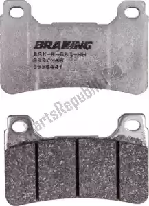 BRAKING BR899CM66 pastilha de freio 899 cm66 pastilhas de freio semi metálicas - Lado inferior