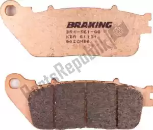 BRAKING BR942CM56 klocek hamulcowy 942 cm56 klocki hamulcowe spiekane - Dół