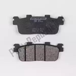 BRAKING BR958SM1 remblok 958 sm1 brake pads semi metallic - Onderkant