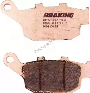 BRAKING BR956CM56 pastilla de freno 956 cm56 pastillas de freno sinterizadas - Lado inferior