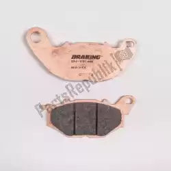Qui puoi ordinare pastiglie freno 968 cm55 pastiglie freno sinterizzate da Braking , con numero parte BR968CM55: