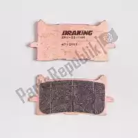 BR971CM55, Braking, Brake pad 971 cm55 brake pads sintered    , New