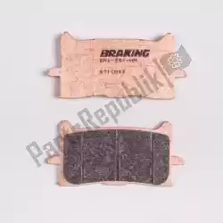Ici, vous pouvez commander le plaquette de frein 971 cm55 plaquettes de frein frittées auprès de Braking , avec le numéro de pièce BR971CM55: