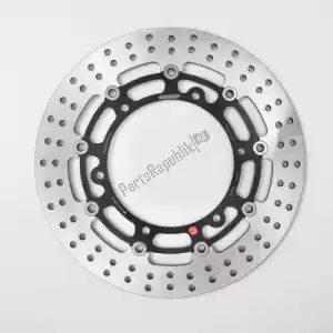 BRAKING BRAP19FL disc round floating steel hub - Bottom side