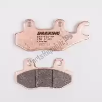 BRP30696, Braking, Pastilha de freio p30 696 pastilhas de freio sinterizadas    , Novo