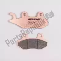 BRP30725, Braking, Pastilha de freio p30 725 pastilhas de freio sinterizadas    , Novo