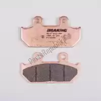 BRP30896, Braking, Pastilha de freio p30 896 pastilhas de freio sinterizadas    , Novo