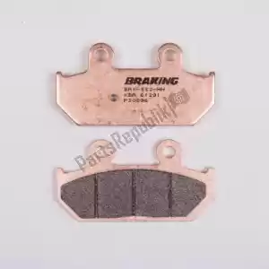 BRAKING BRP30896 pastilha de freio p30 896 pastilhas de freio sinterizadas - Lado inferior