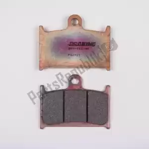 BRAKING BRP50707 remblok p50 707 brake pads sintered - Onderkant