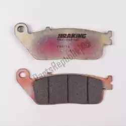 remblok p50 716 brake pads sintered van Braking, met onderdeel nummer BRP50716, bestel je hier online: