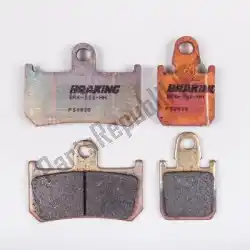 remblok p50 928 brake pads sintered van Braking, met onderdeel nummer BRP50928, bestel je hier online: