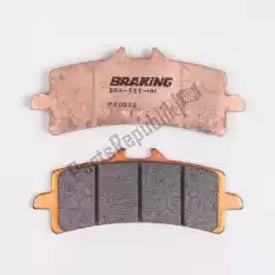 Ici, vous pouvez commander le plaquette de frein p50 930 plaquettes de frein frittées auprès de Braking , avec le numéro de pièce BRP50930: