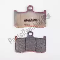 BRP50906, Braking, Pastilha de freio p50 906 pastilhas de freio sinterizadas    , Novo
