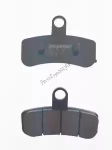 BRAKING BR943SM1 brake pad 943 sm1 brake pads semi metallic - Bottom side