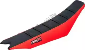 CROSS X M9103BRB pokrowiec na siedzenie div, czarny/czerwony/czarny (paski) - Dół