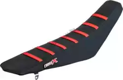 Ici, vous pouvez commander le housse de selle div, noir/noir/rouge (rayures) auprès de Cross X , avec le numéro de pièce M1103BBR: