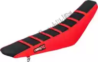 M1113BRR, Cross X, Div seat cover, black/red/red (stripes)    , New