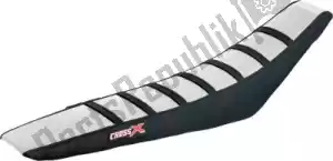 CROSS X M7143WBB capa de assento div, branco/preto/preto (listras) - Lado inferior