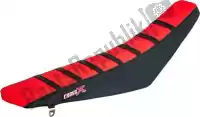 M1113RBB, Cross X, Housse de selle div, rouge/noir/noir (rayures)    , Nouveau