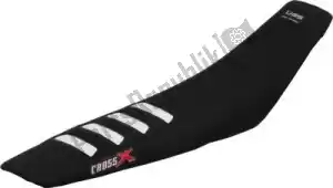 CROSS X UFM6212BW funda de asiento div ugs, negro/blanco (onda de color) - Lado inferior