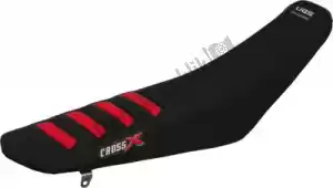 CROSS X UFM1172BR funda de asiento div ugs, negro/rojo (onda de color) - Lado inferior