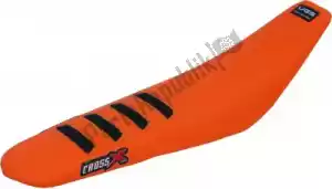 CROSS X UFM5182OB funda de asiento div ugs, naranja/negro (onda de color) - Lado inferior