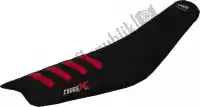 UFM8112BR, Cross X, Div ugs seat cover, black/red (color wave)    , New