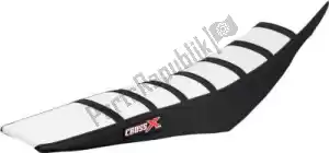 CROSS X M2123WBB div seat cover, white/black/black (stripes) - Onderkant
