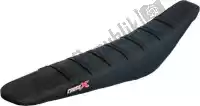 M5213BBB, Cross X, Housse de selle div, noir/noir/noir (rayures)    , Nouveau