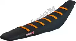 Here you can order the div seat cover, black/black/orange (stripes) from Cross X, with part number M5203BBO: