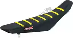 Here you can order the div seat cover, black/black/yellow (stripes) from Cross X, with part number M3103BBY: