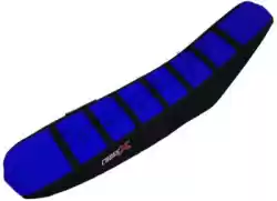 Ici, vous pouvez commander le housse de selle div, bleu/noir/noir (rayures) auprès de Cross X , avec le numéro de pièce M10113BLBB:
