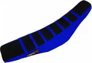CROSS X M10113BBLBL housse de selle div, noir/bleu/bleu (rayures) - La partie au fond