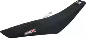 CROSS X UFM2201B div ugs seat cover, black (wave) - Bottom side