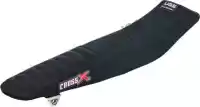 UFM4191B, Cross X, Div ugs seat cover, black (wave)    , New