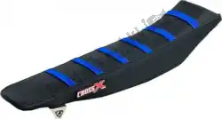 div seat cover, black/black/blue (stripes) van Cross X, met onderdeel nummer M4143BBBL, bestel je hier online: