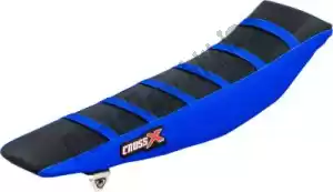 CROSS X M4143BBLBL housse de selle div, noir/bleu/bleu (rayures) - La partie au fond
