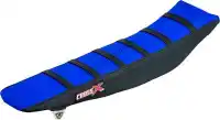 M4143BLBB, Cross X, Div seat cover, blue/black/black (stripes)    , Nieuw