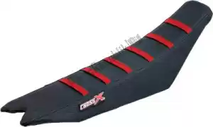 CROSS X M9113BRB housse de selle div, noir/noir/rouge (rayures) - La partie au fond