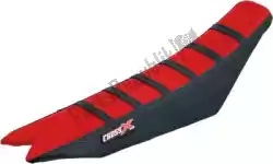 Ici, vous pouvez commander le housse de selle div, rouge/noir/noir (rayures) auprès de Cross X , avec le numéro de pièce M9123RBB: