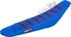 Ici, vous pouvez commander le housse de selle div, bleu/bleu/rouge (rayures) auprès de Cross X , avec le numéro de pièce M5183BLBLR: