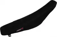 M4191B, Cross X, Div seat cover, black    , New