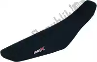 M3101B, Cross X, Housse de selle div, noire    , Nouveau