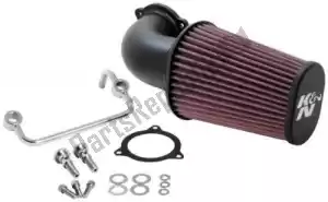 K&N 13831122 filter, air performance air intake system - Bottom side