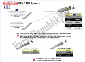 ARROW AR71674MI exh racing link pipe for original collectors - Upper side