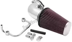 K&N 13794349 filter, air performance air intake system - Bottom side