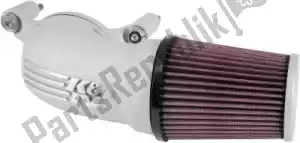 K&N 13831137S filter, air performance air intake system - Bottom side