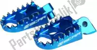 S1211B, Scar, Acc standard footpegs alu blue color    , Nieuw