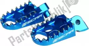 SCAR S1211B acc standard footpegs alu blue color - Onderkant